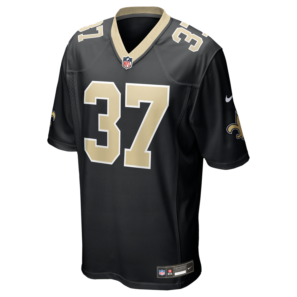Jordan Mims New Orleans Saints Nike Team Game Official Jersey -  Black