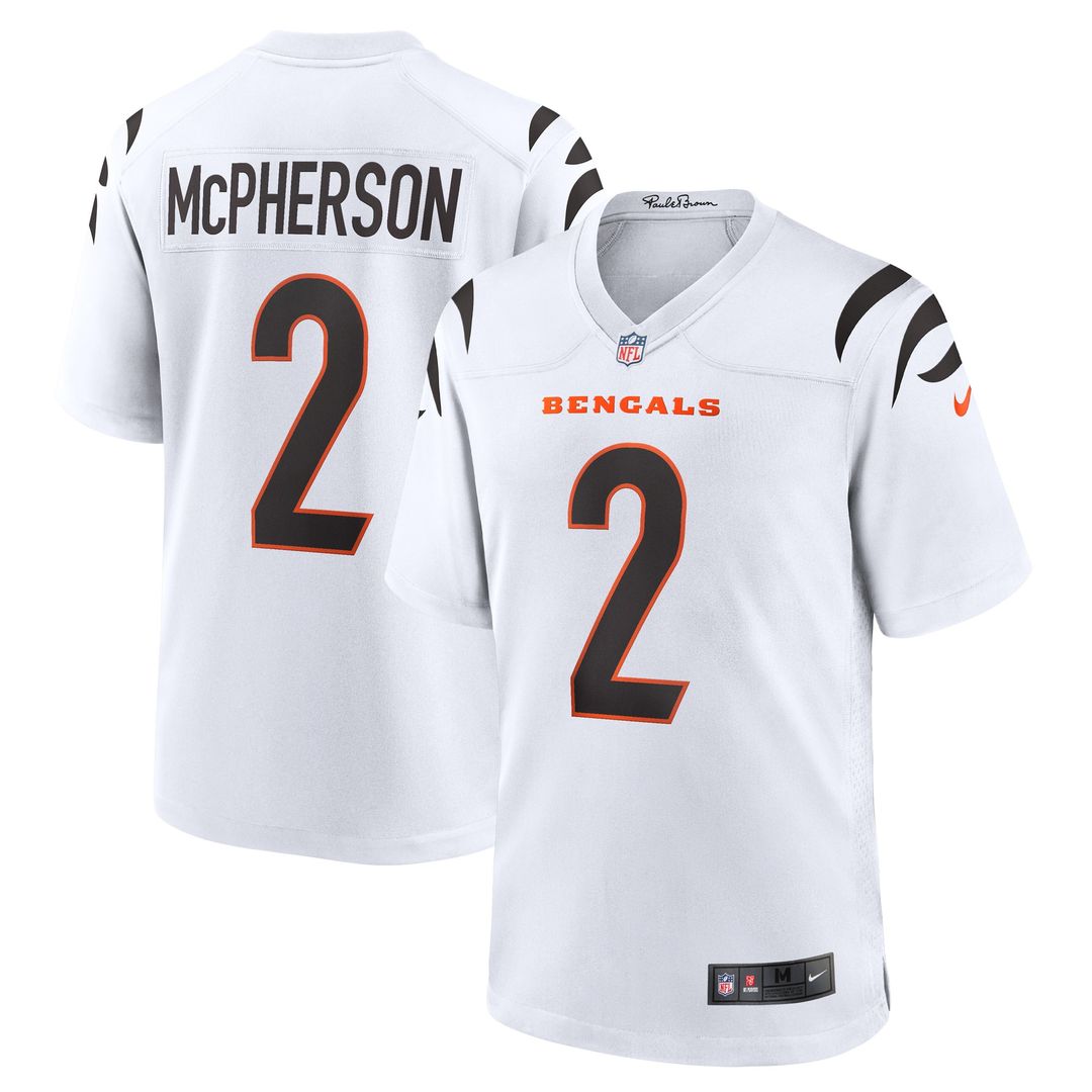 Evan McPherson Cincinnati Bengals Nike Game Player Official Jersey - White