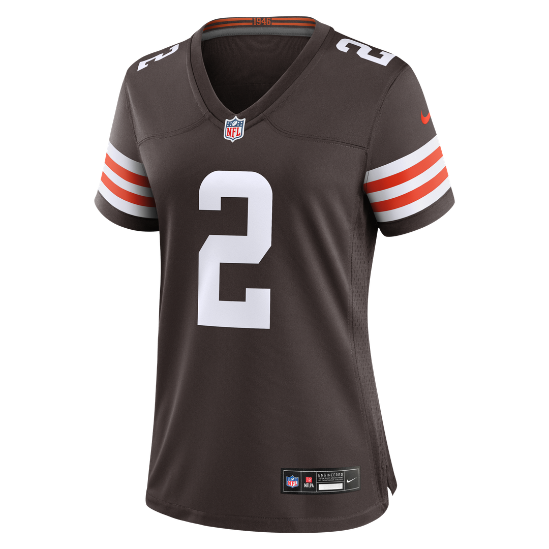 Shedeur Sanders Cleveland Browns Nike Women's Team Game Official Jersey -  Brown