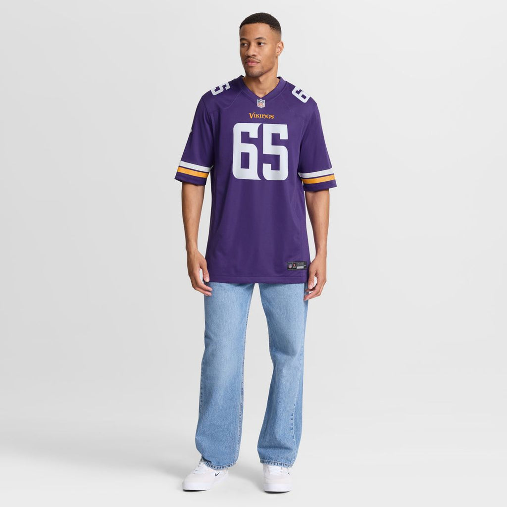 Michael Jurgens Minnesota Vikings Nike Game Official Jersey -  Purple