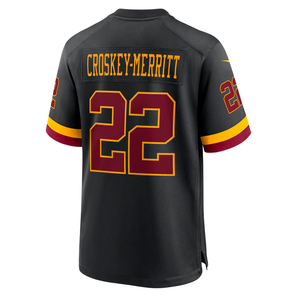 Jacory Croskey-Merritt Washington Commanders Nike Game Super Bowl Era Official Jersey - White