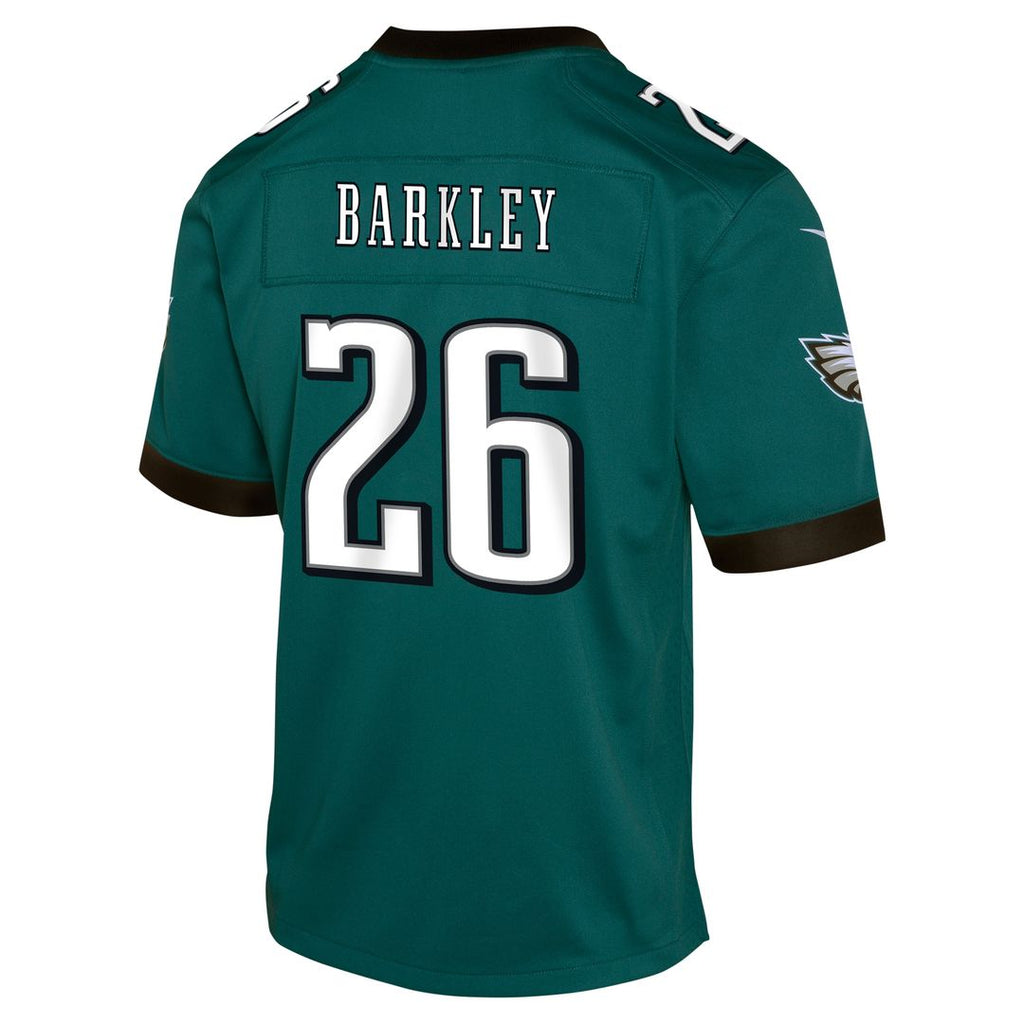 Saquon Barkley Philadelphia Eagles Nike Youth Game Official Jersey - Green