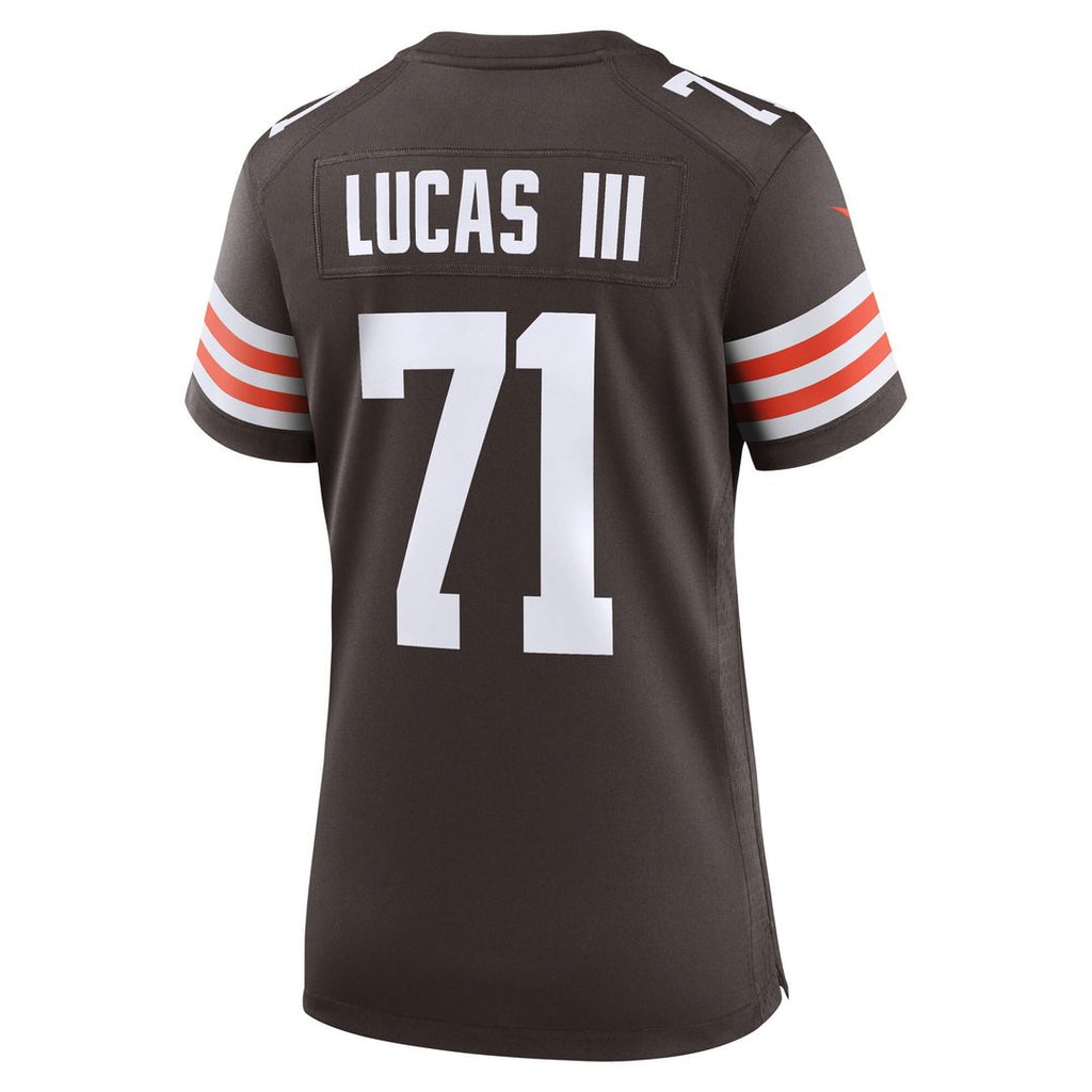 Cornelius Lucas Cleveland Browns Nike Women's Team Game Jersey - Brown