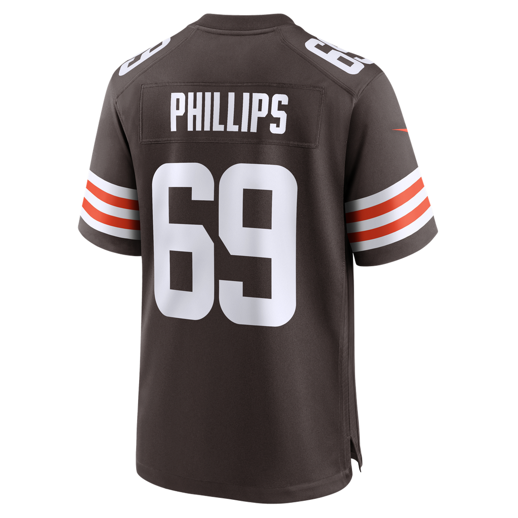 Tyre Phillips Cleveland Browns Nike Team Game Official Jersey -  Brown