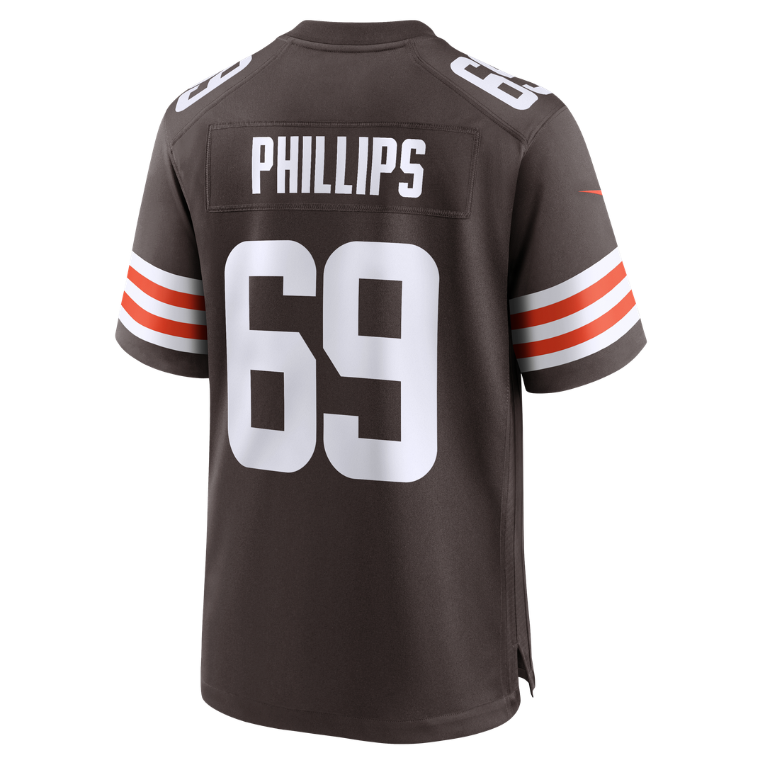 Tyre Phillips Cleveland Browns Nike Team Game Official Jersey -  Brown