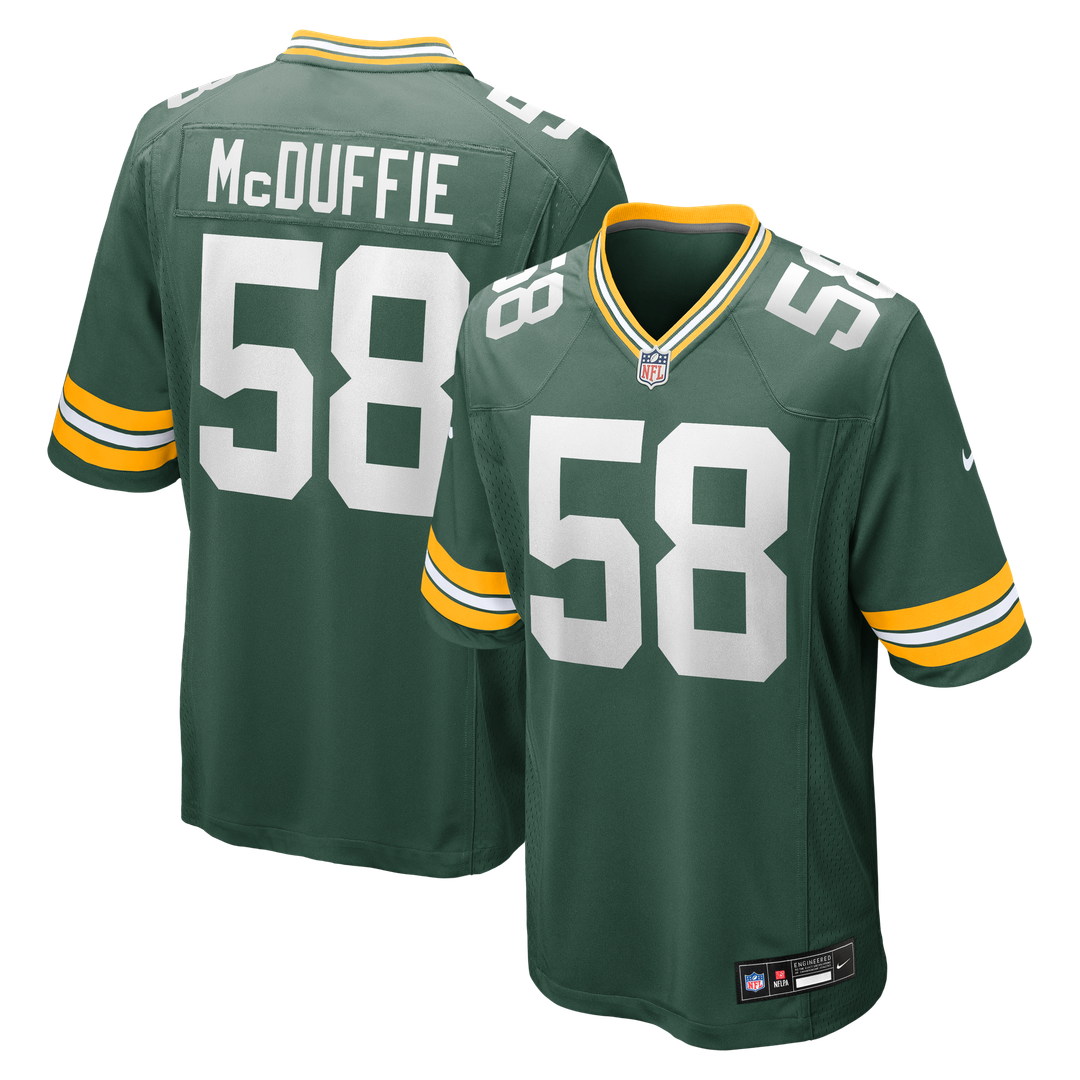 Isaiah McDuffie Green Bay Packers Nike Game Official Jersey - Green
