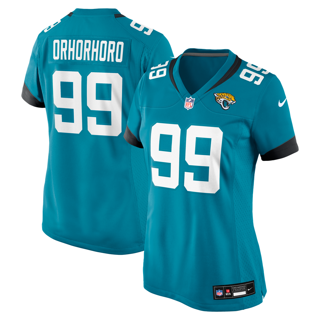 Ruke Orhorhoro Jacksonville Jaguars Nike Women's Team Game Official Jersey -  Teal