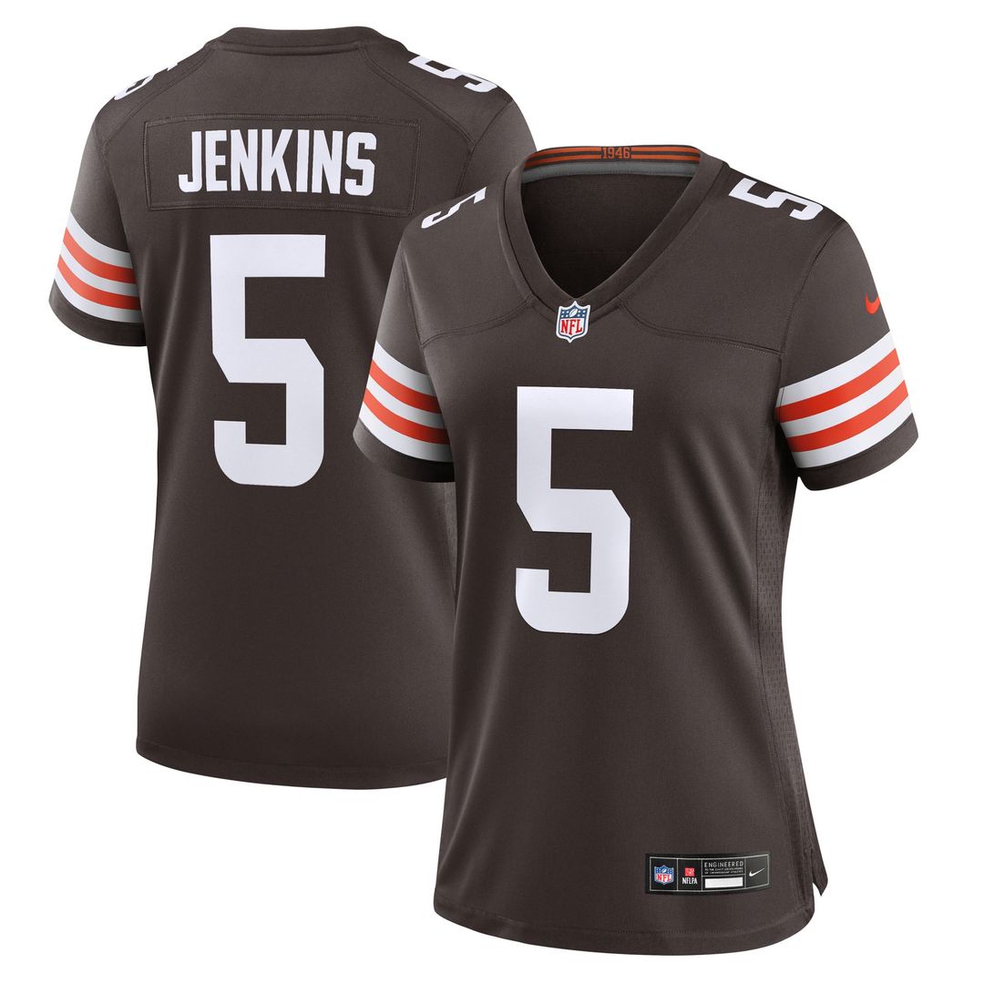 Rayshawn Jenkins Cleveland Browns Nike Women's Team Game Official Jersey -  Brown