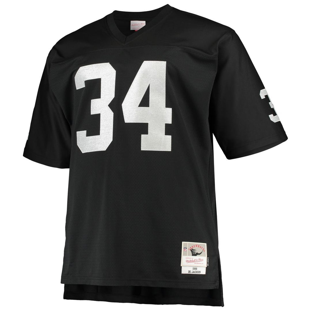 Bo Jackson Las Vegas Raiders Mitchell & Ness Big & Tall 1988 Retired Player Replica Official Jersey - White