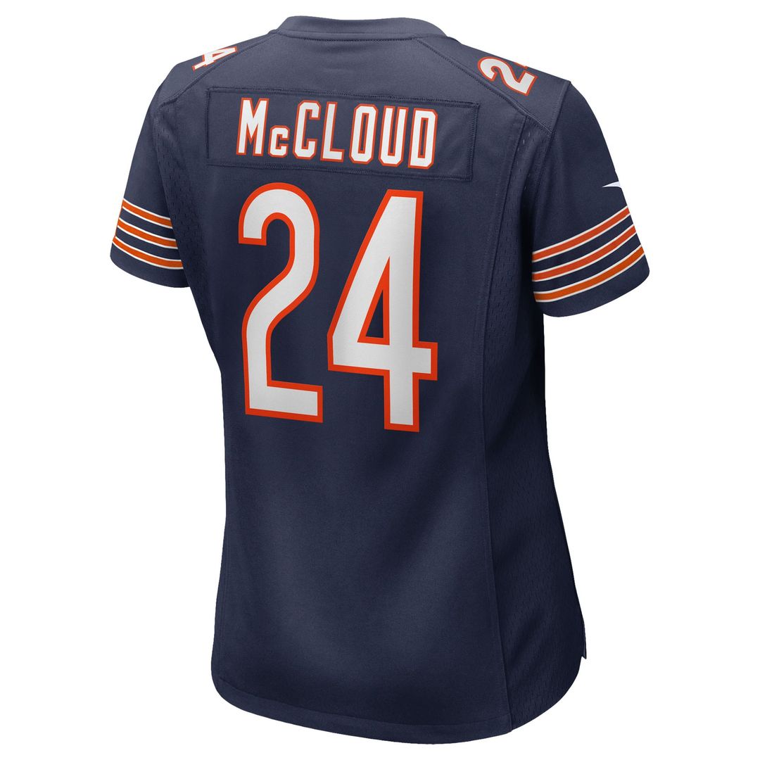 Nick McCloud Chicago Bears Nike Women's Team Game Official Jersey -  Navy