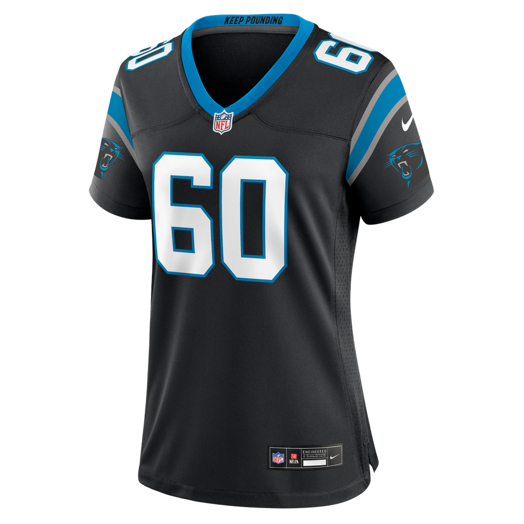 Nick Samac Carolina Panthers Nike Women's Team Game Jersey - Black