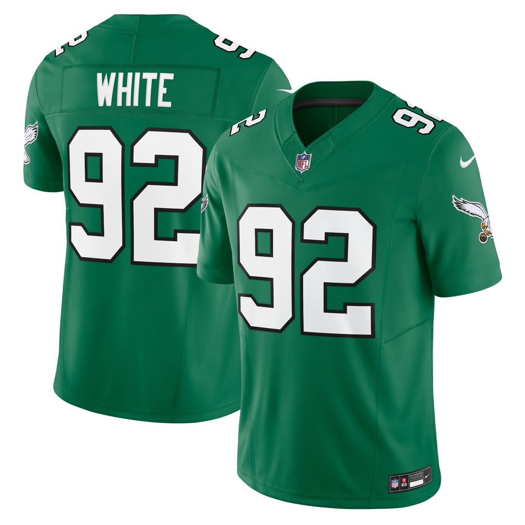Reggie White Philadelphia Eagles Nike Alternate Vapor F.U.S.E. Limited Official Jersey - Kelly Green