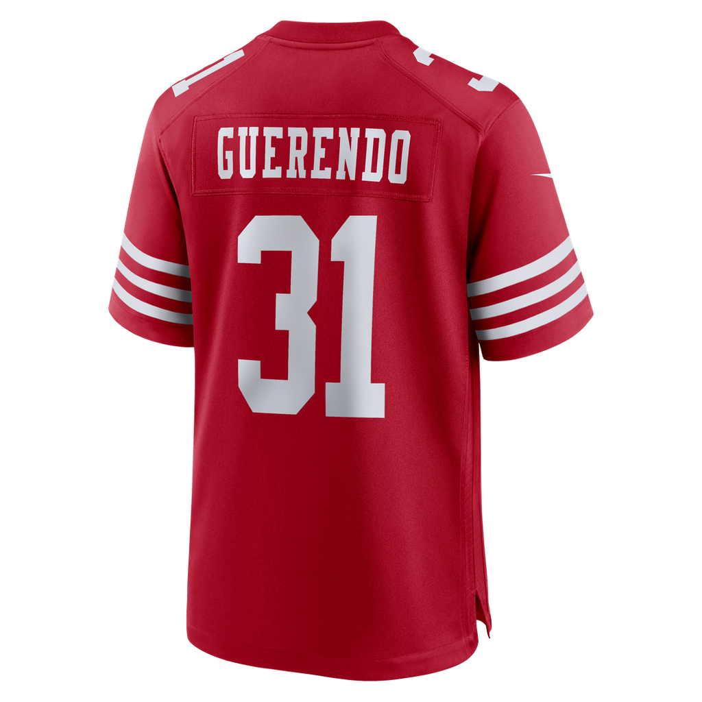 Isaac Guerendo San Francisco 49ers Nike Game Jersey - Scarlet