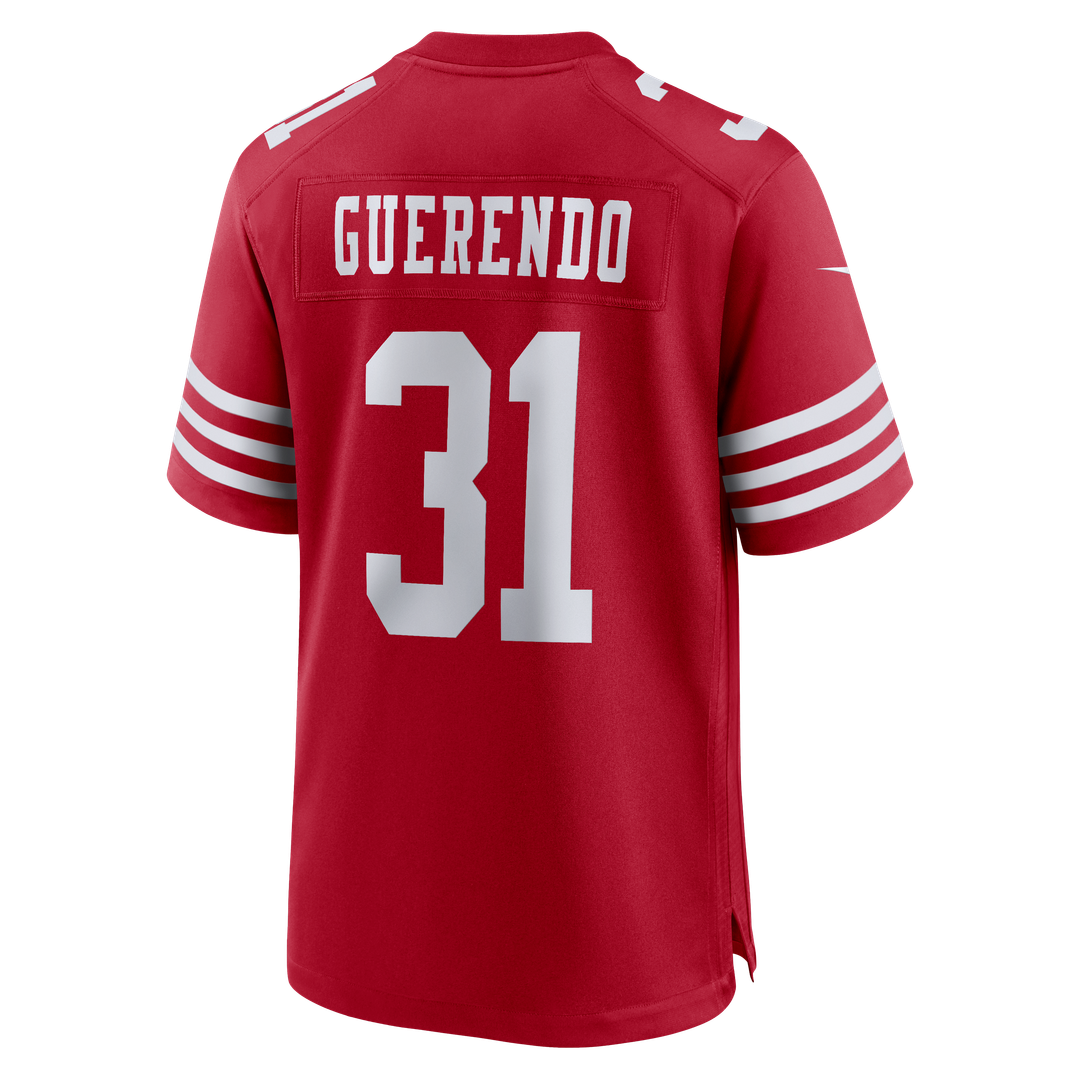 Isaac Guerendo San Francisco 49ers Nike Game Jersey - Scarlet