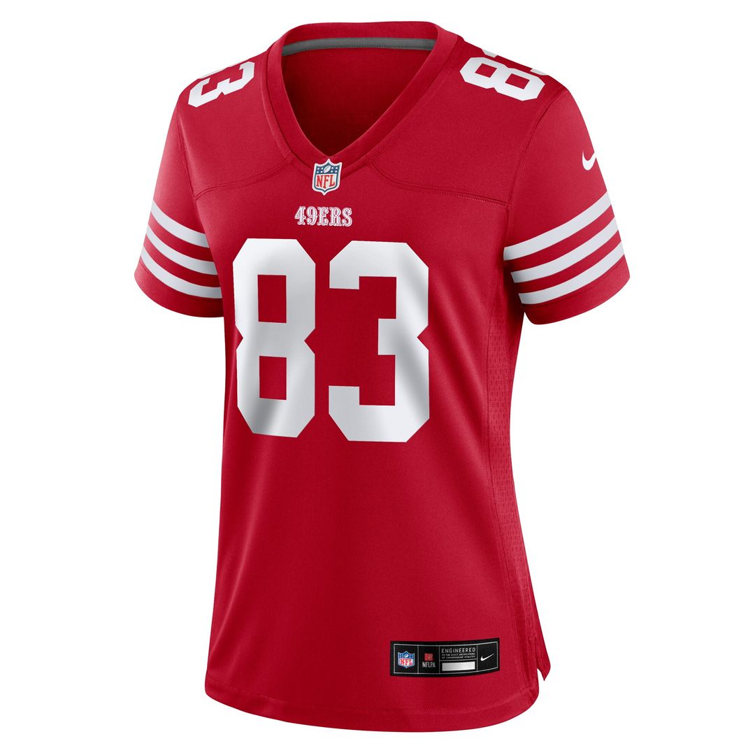 Terique Owens San Francisco 49ers Nike Women's Team Game Jersey - Scarlet
