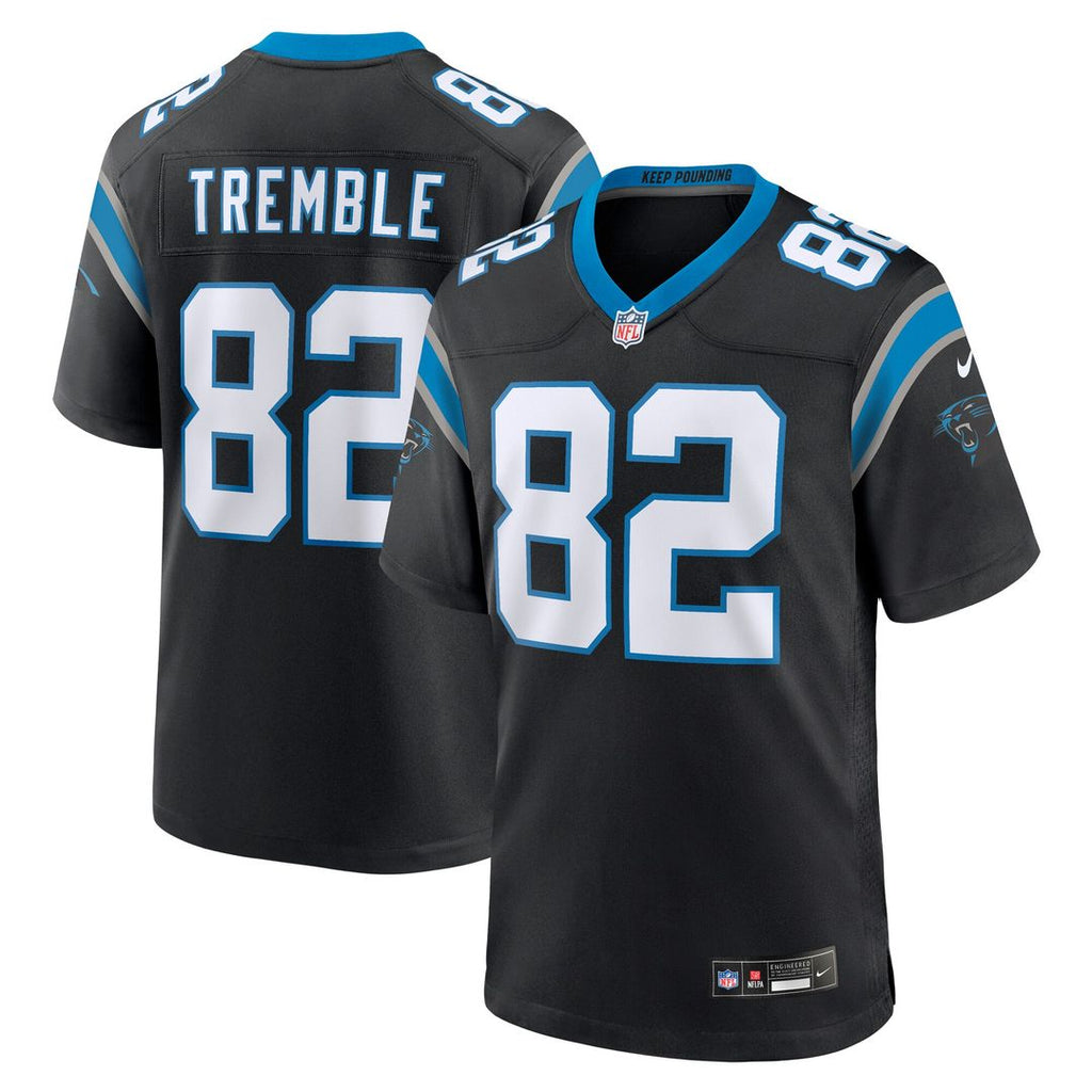 Tommy Tremble Carolina Panthers Nike Team Game Official Jersey - Black