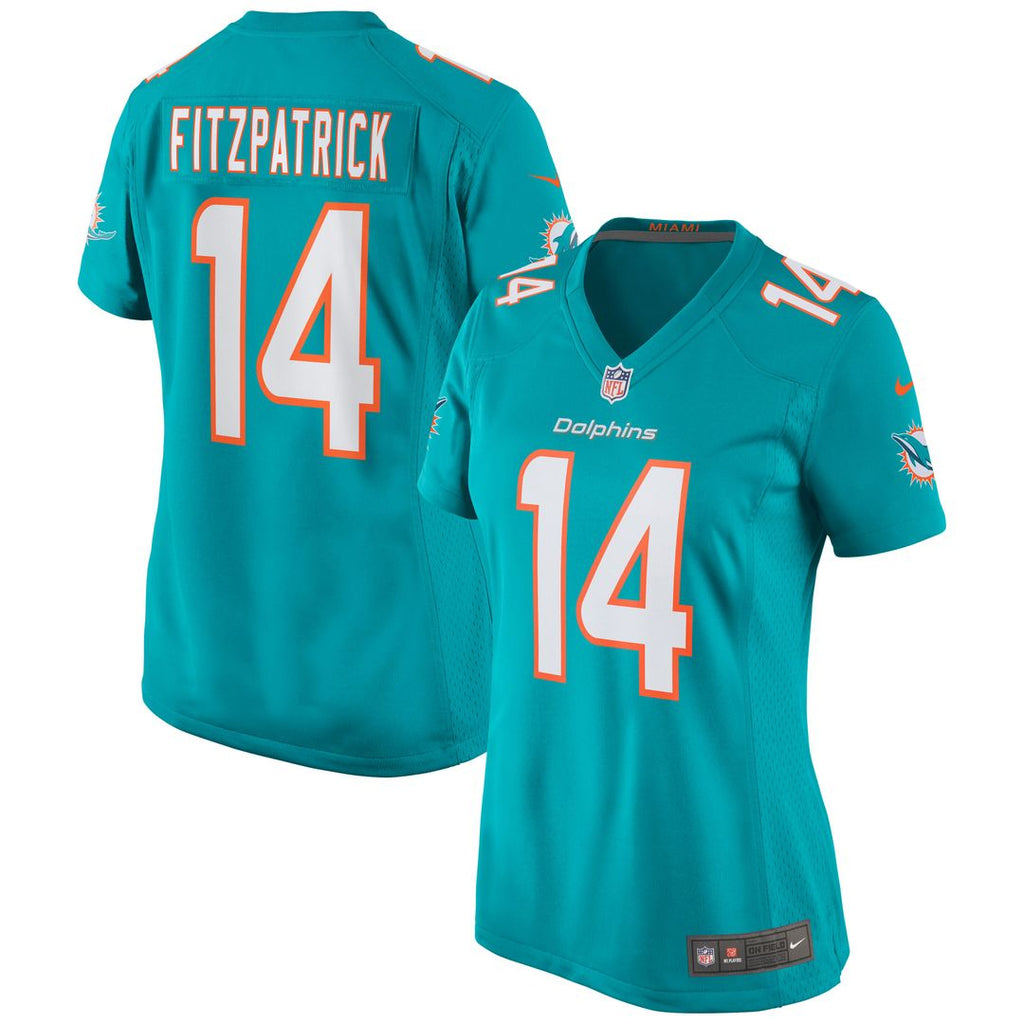 Ryan Fitzpatrick Miami Dolphins Nike Women's Game Official Jersey - Aqua