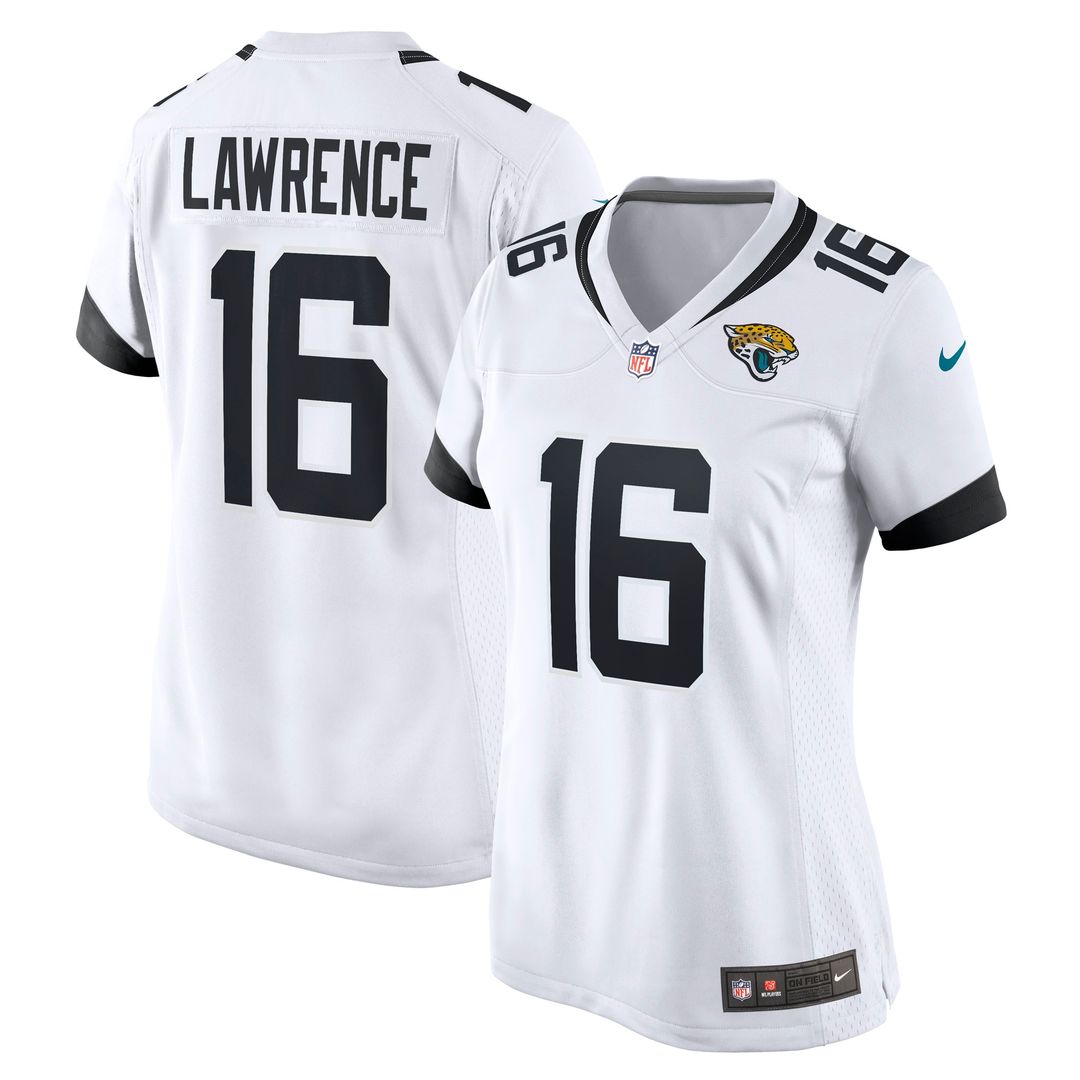 Trevor Lawrence Jacksonville Jaguars Nike Women's Game Official Jersey - White