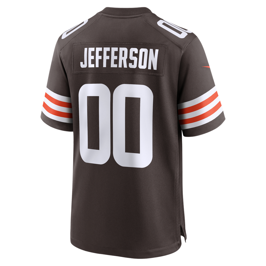 Justin Jefferson Cleveland Browns Nike Game Official Jersey - Brown
