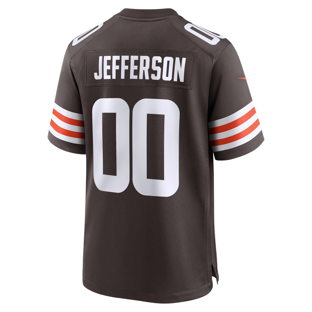 Justin Jefferson Cleveland Browns Nike Game Official Jersey - Brown