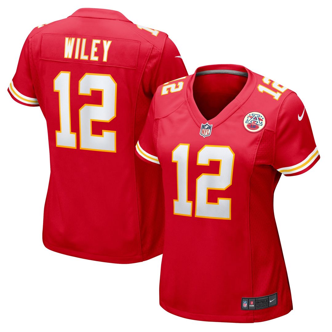 Jared Wiley Kansas City Chiefs Nike Women's  Game Official Jersey -  Red
