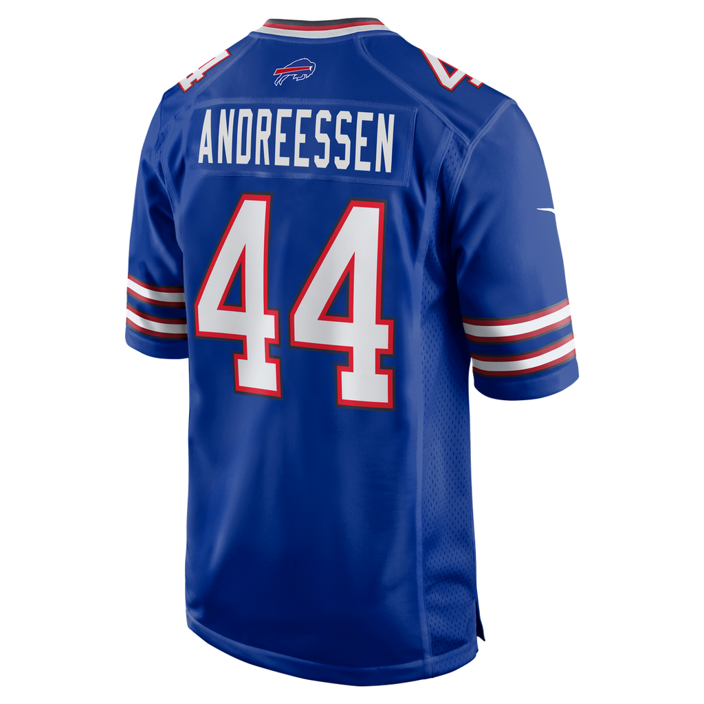 Joe Andreessen Buffalo Bills Nike Game Official Jersey -  Royal