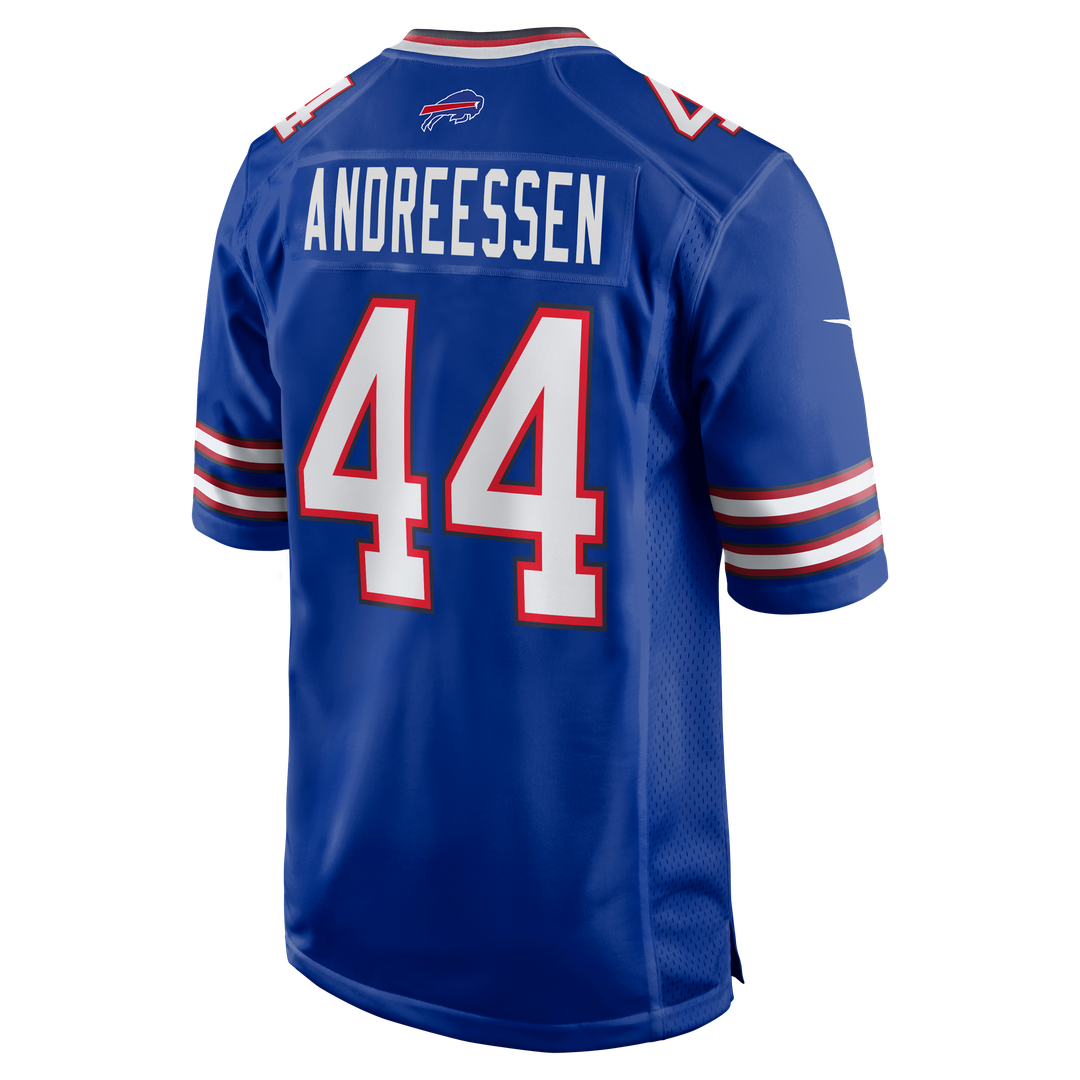 Joe Andreessen Buffalo Bills Nike Game Official Jersey -  Royal