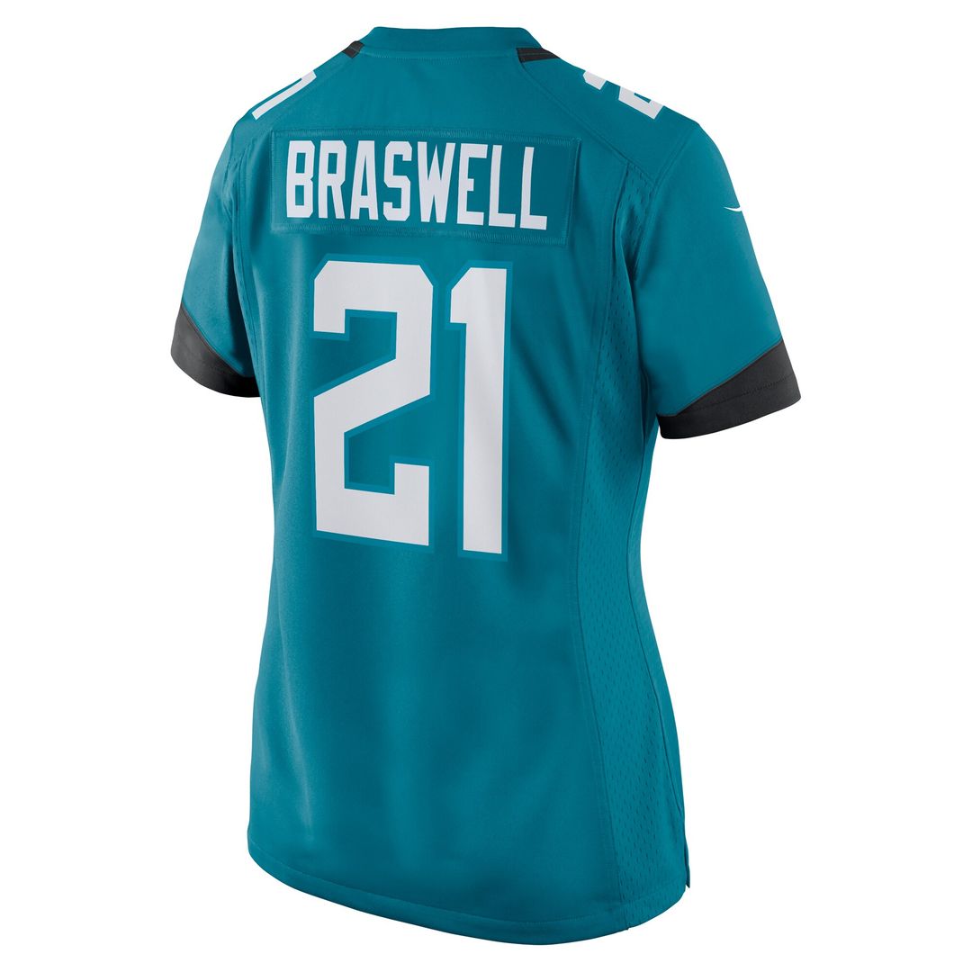 Christian Braswell Jacksonville Jaguars Nike Women's Team Game Official Jersey -  Teal