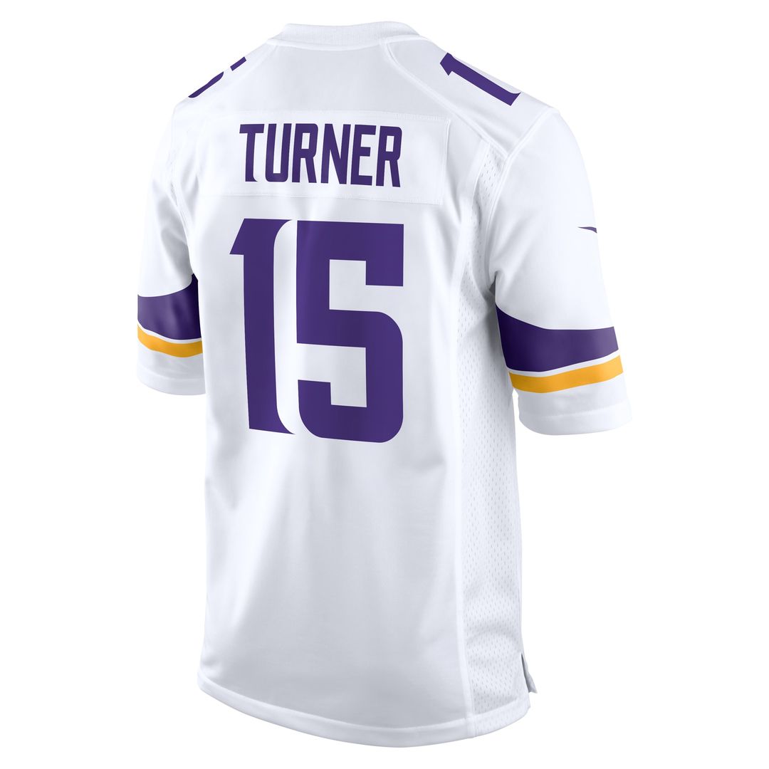 Dallas Turner Minnesota Vikings Nike Game Official Jersey -  White