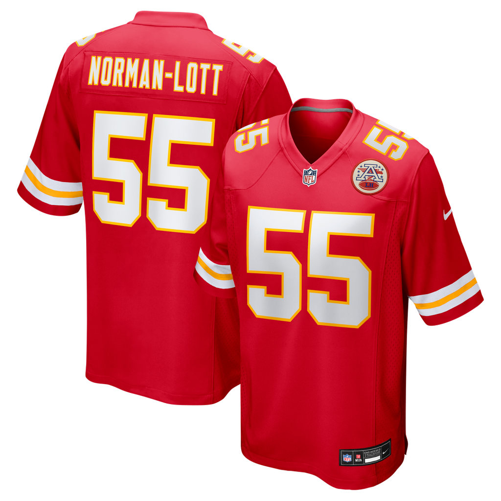Omarr Norman-Lott Kansas City Chiefs Nike Team Game Jersey - Red