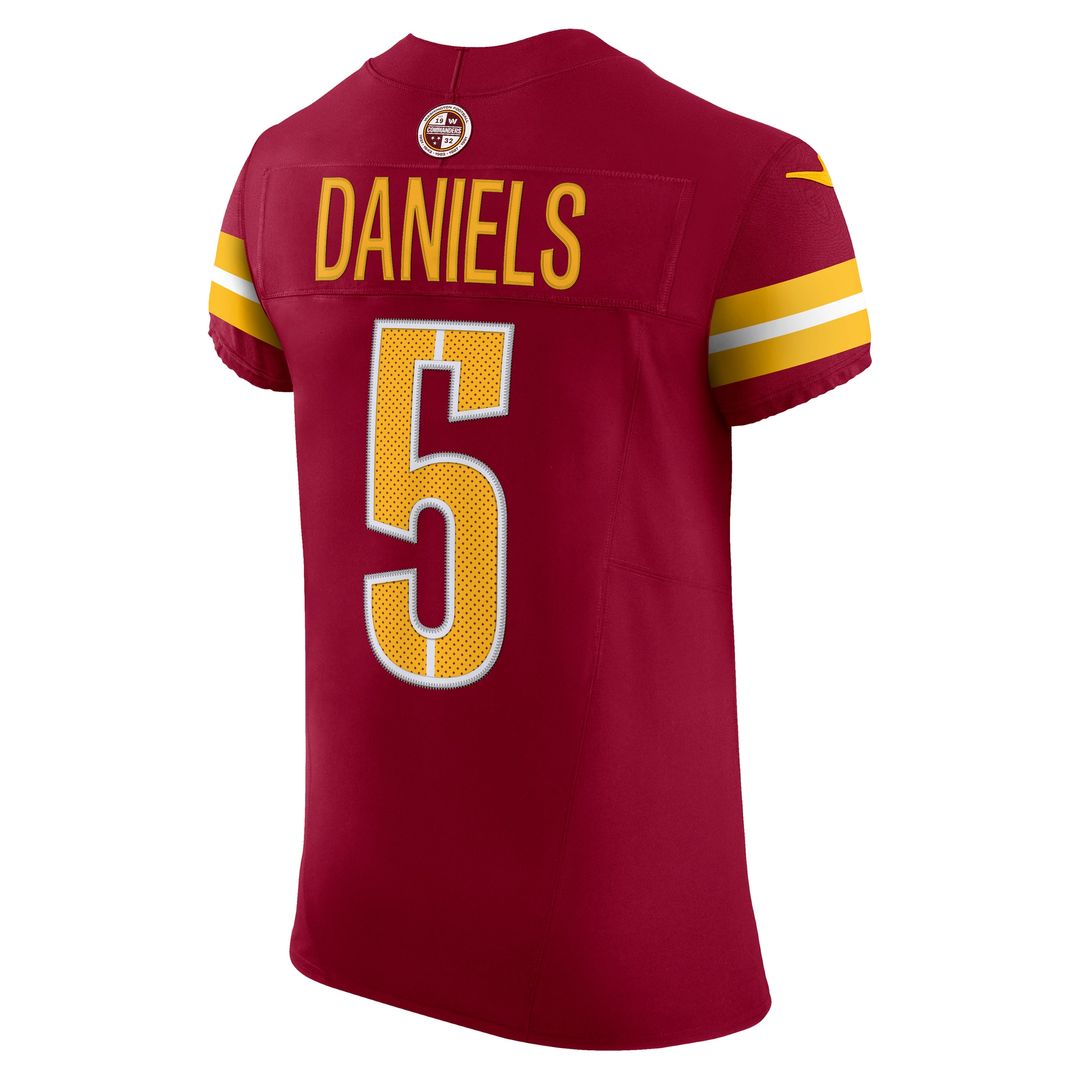 Jayden Daniels Washington Commanders Nike Team Vapor F.U.S.E. Elite Jersey - Burgundy