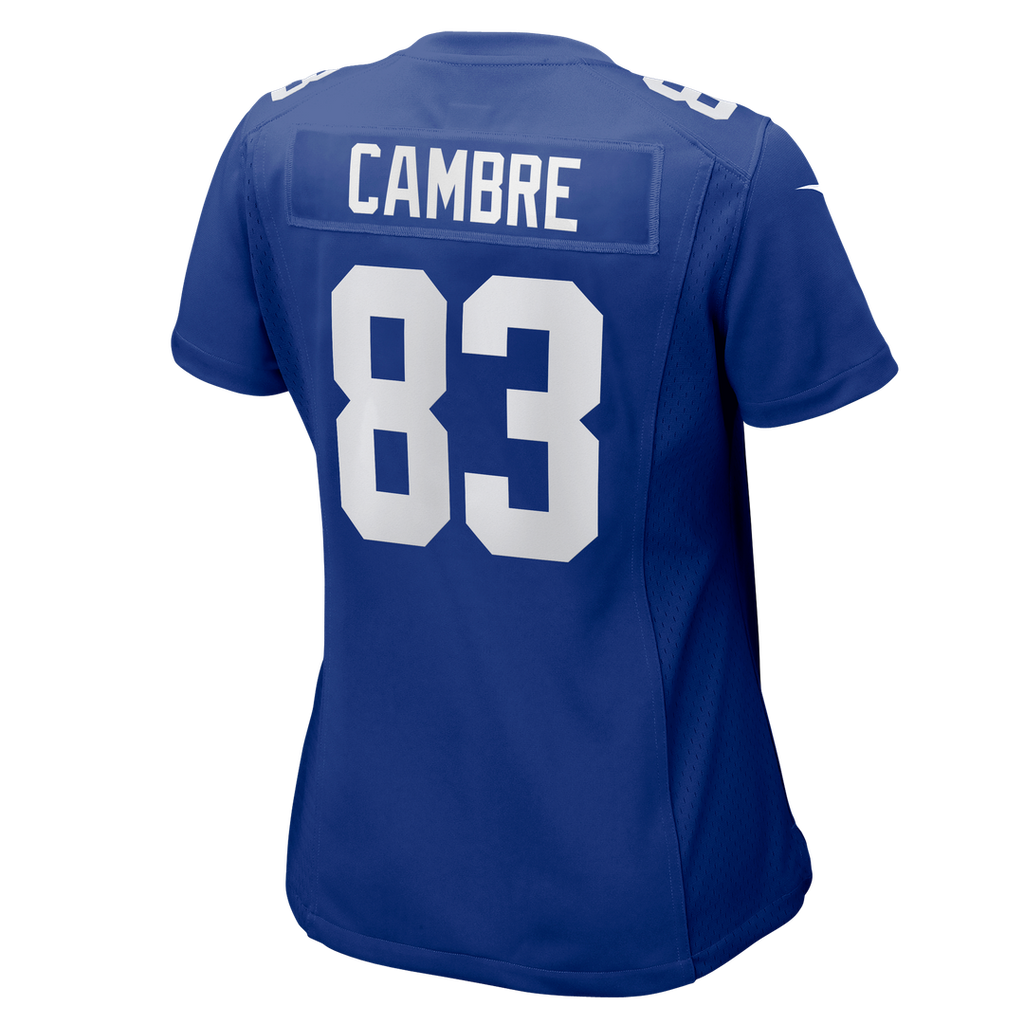 Dalen Cambre New York Giants Nike Women's Team Game Official Jersey -  Royal