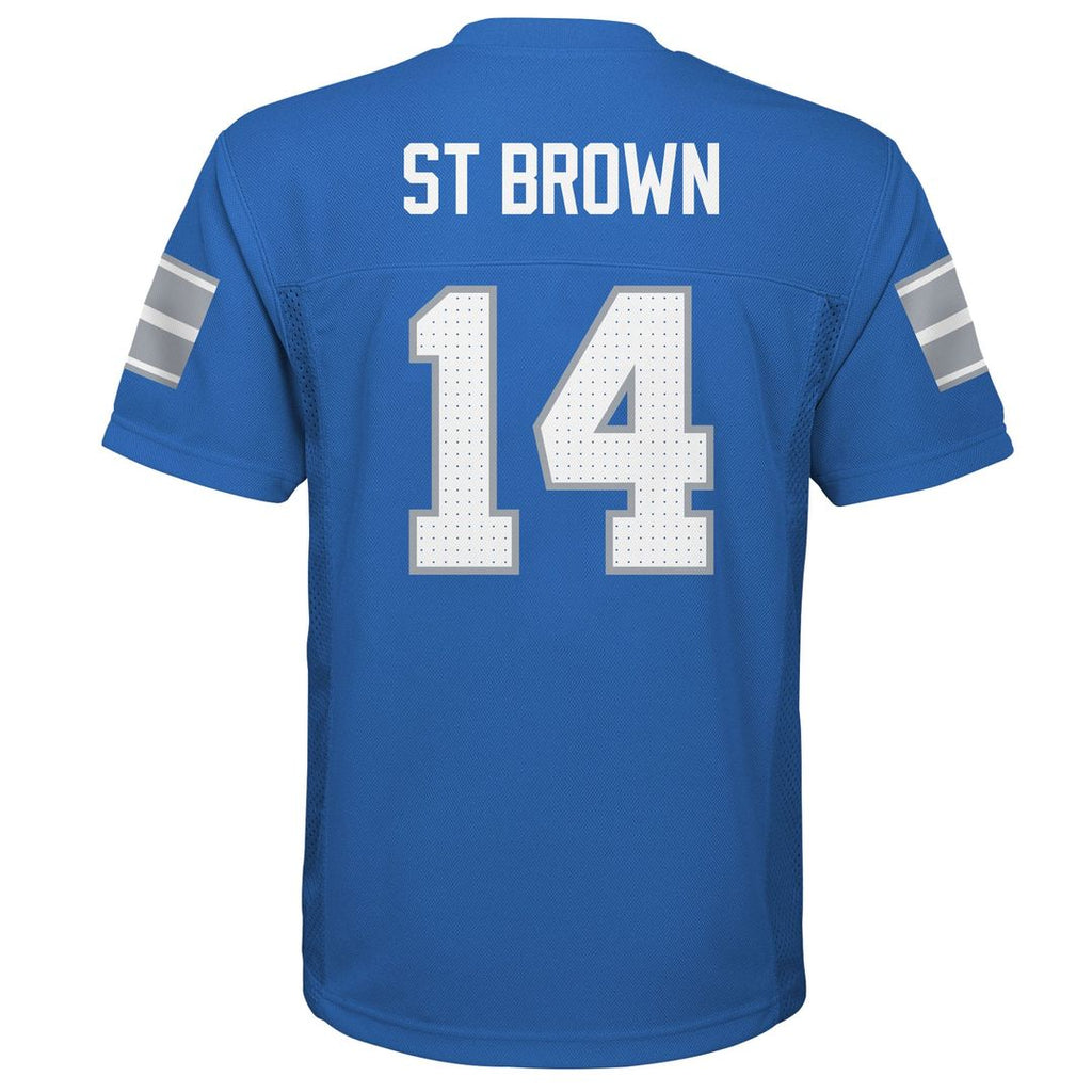 Amon-Ra St. Brown Detroit Lions Outerstuff Preschool Replica Player Official Jersey - Blue
