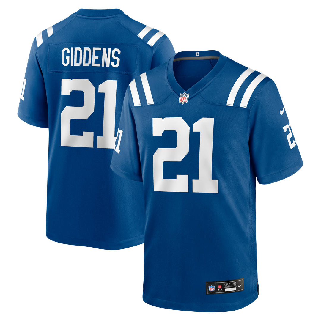 DJ Giddens Indianapolis Colts Nike Team Game Jersey - Royal