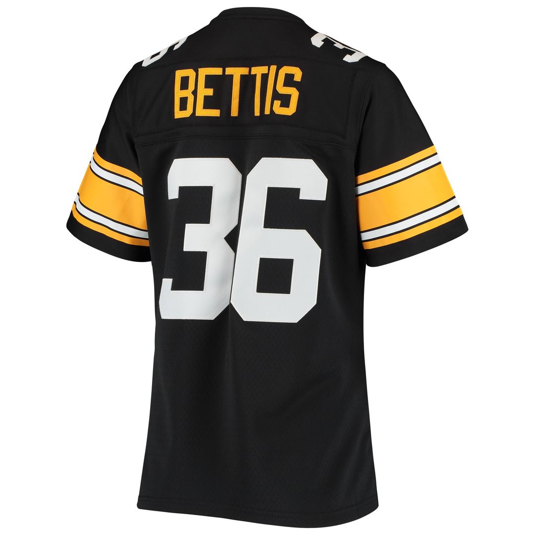 Jerome Bettis Pittsburgh Steelers Mitchell & Ness Women's 1996 Legacy Replica Official Jersey - Black