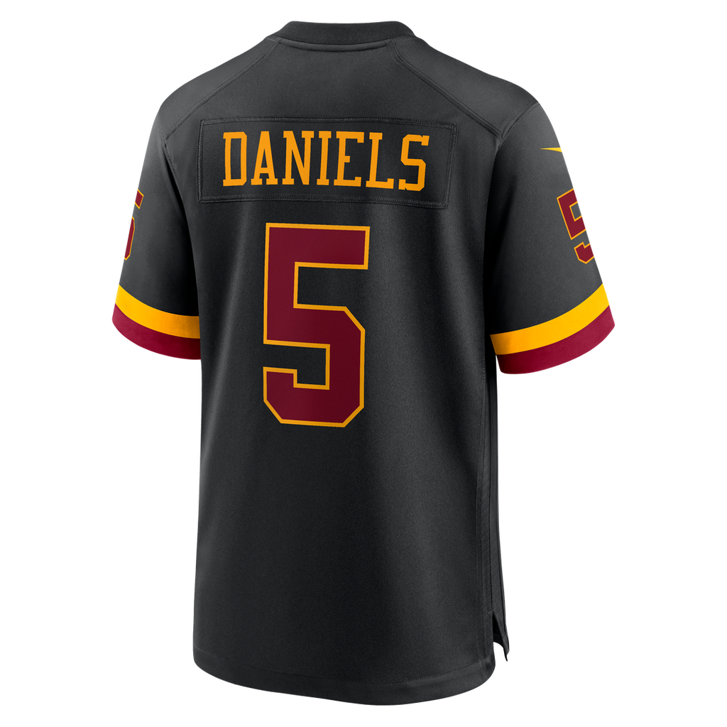 Hail Raiser Jayden Daniels Washington Commanders Nike Alternate Game Official Jersey - Black