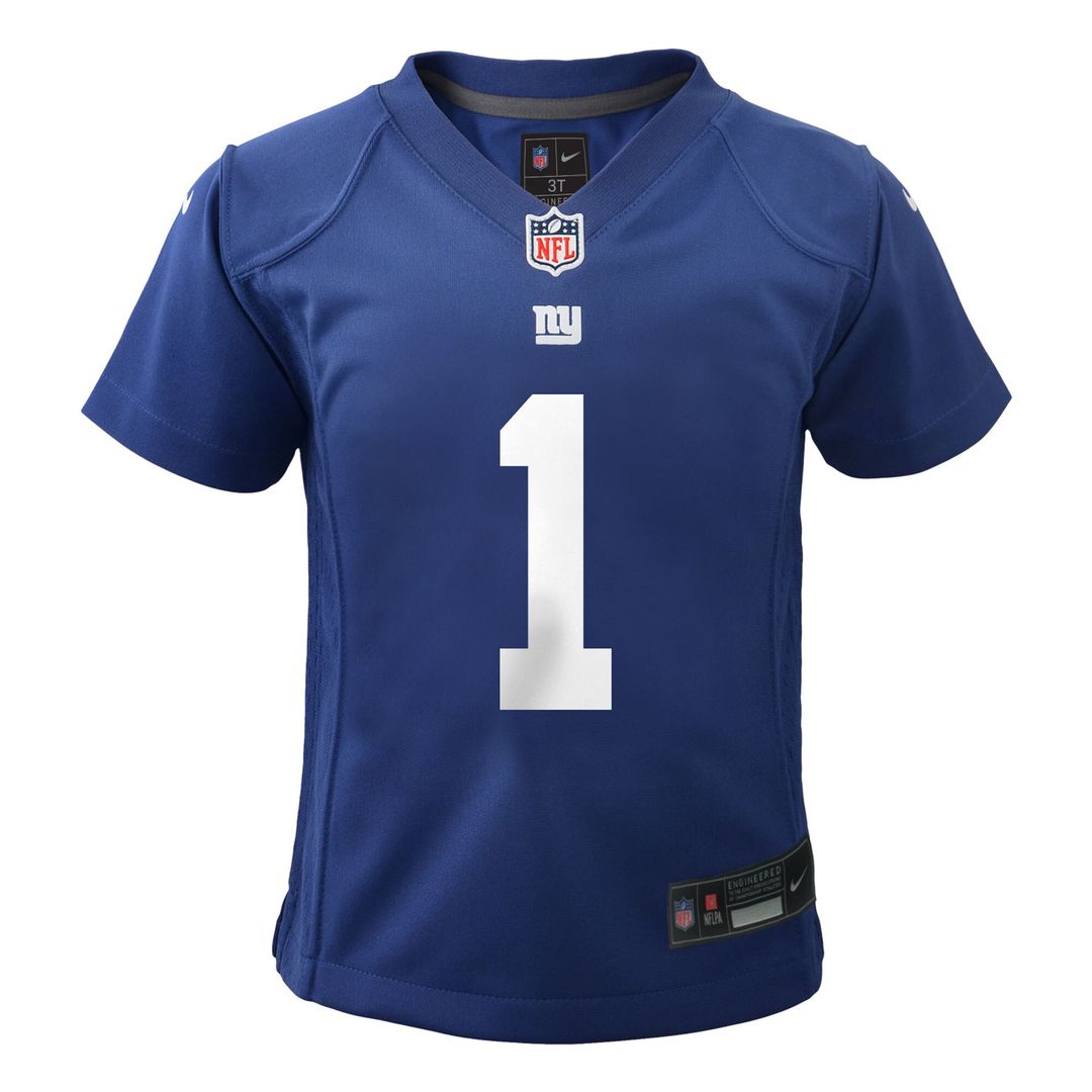 Malik Nabers New York Giants Nike Preschool Team Player Game Official Jersey - Royal
