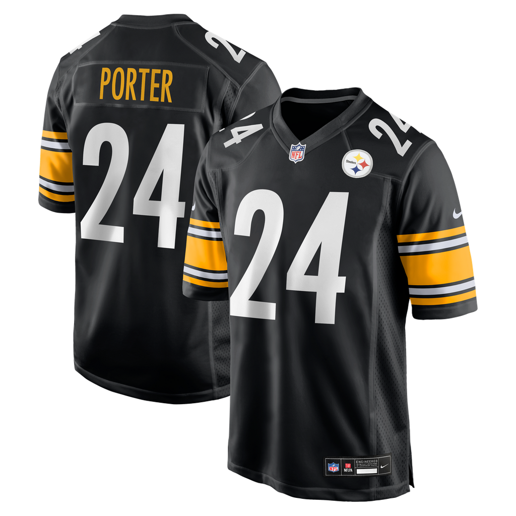 Joey Porter Jr. Pittsburgh Steelers Nike  Game Official Jersey - Black