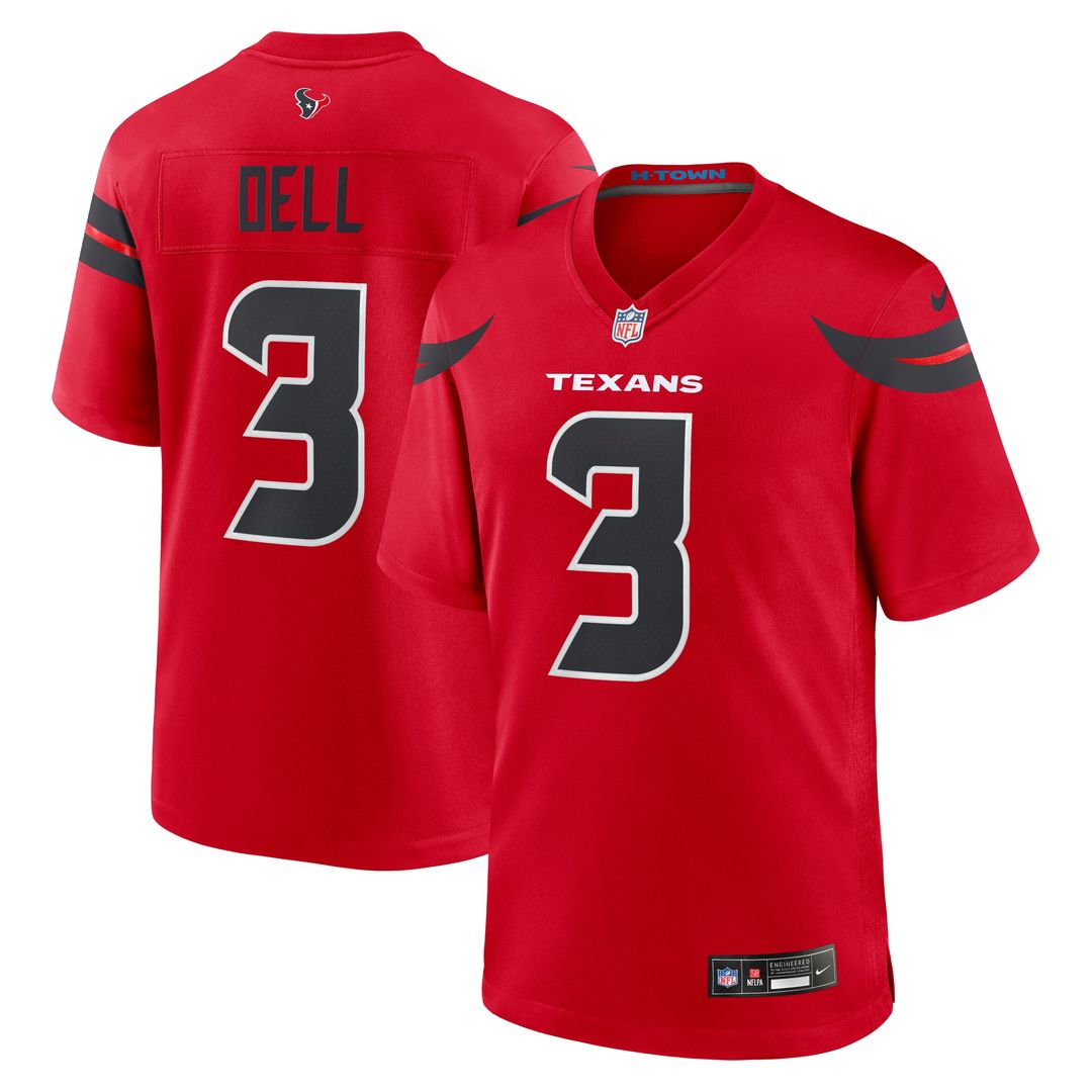 Tank Dell Houston Texans Nike Game Jersey - White