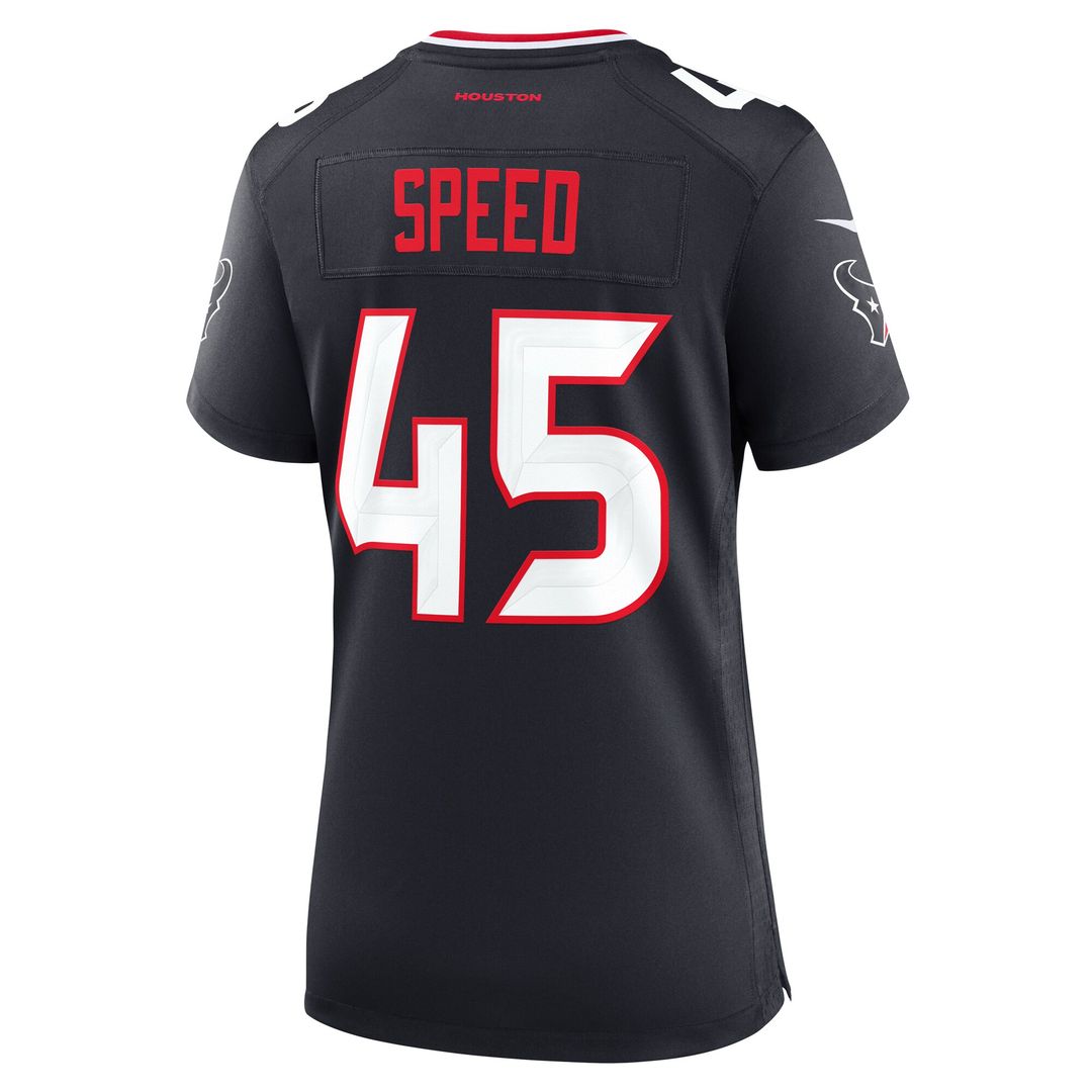 E.J. Speed Houston Texans Nike Women's Team Game Jersey - Navy