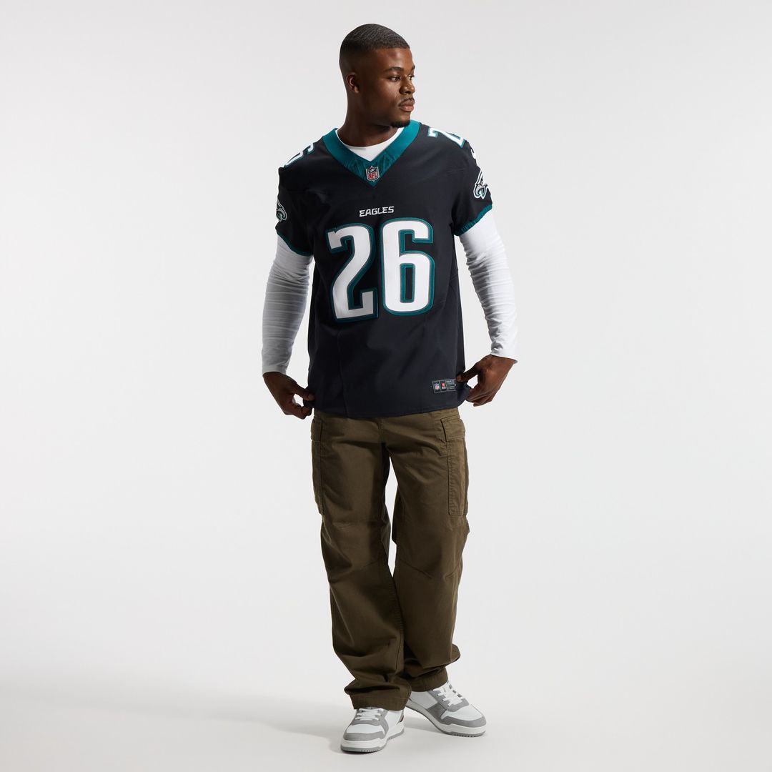 Saquon Barkley Philadelphia Eagles Nike Alternate  Vapor F.U.S.E. Elite Official Jersey - Black