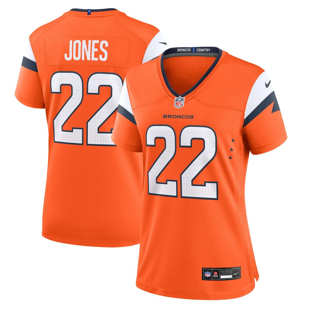 Brandon Jones Denver Broncos Nike Women's Team Game Official Jersey -  Orange