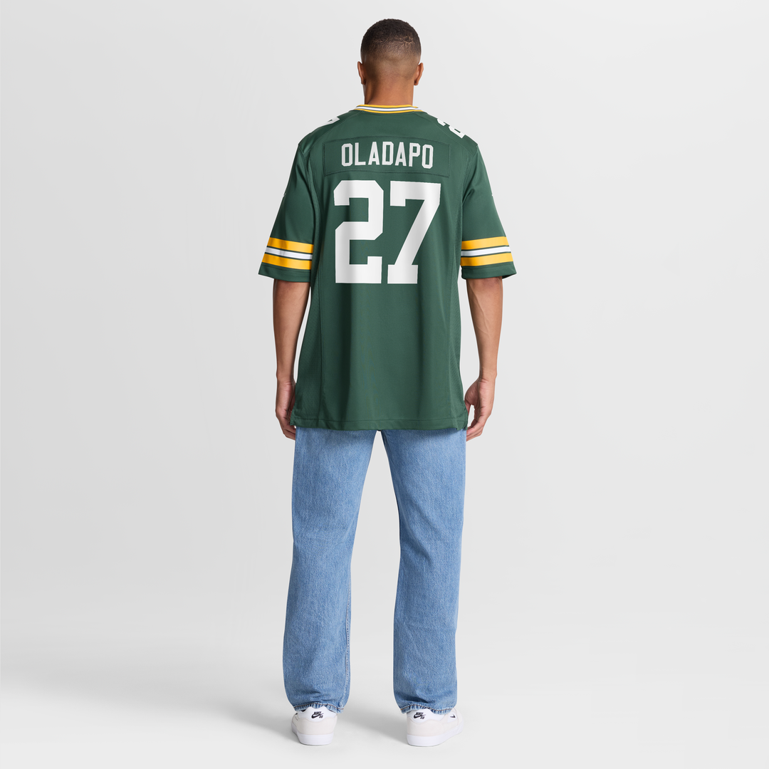 Kitan Oladapo Green Bay Packers Nike  Game Official Jersey -  Green