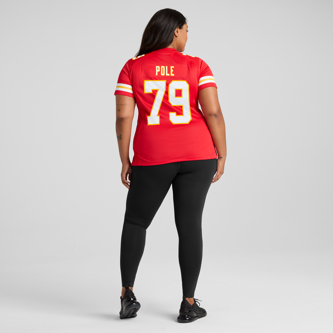 Esa Pole Kansas City Chiefs Nike Women's Team Game Official Jersey -  Red