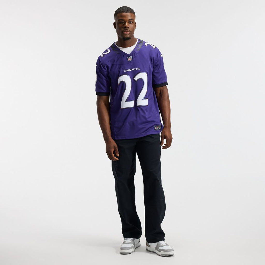 Derrick Henry Baltimore Ravens Nike Vapor F.U.S.E. Stitched Limited Official Jersey - White