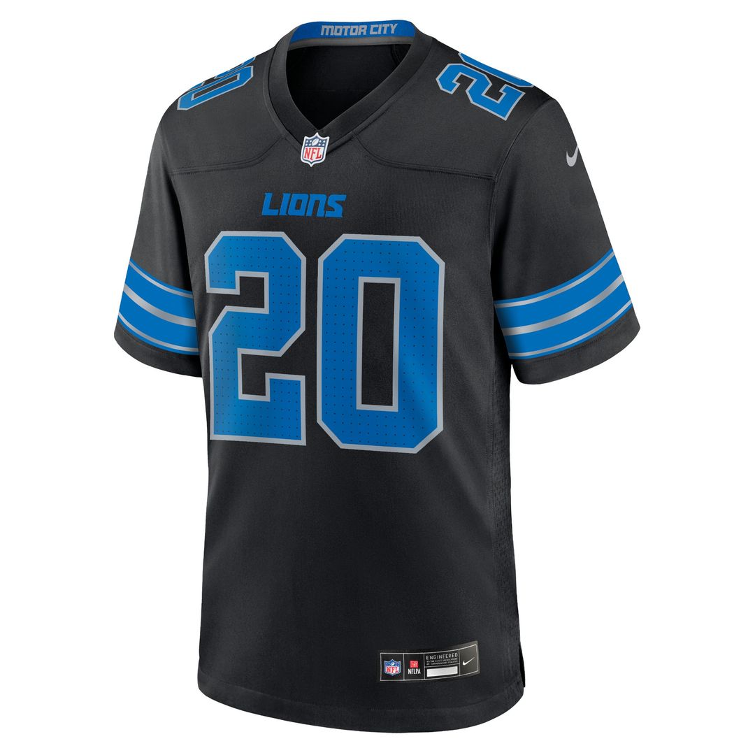 Barry Sanders Detroit Lions Nike 2nd Alternate Retired Player Game Official Jersey - Black
