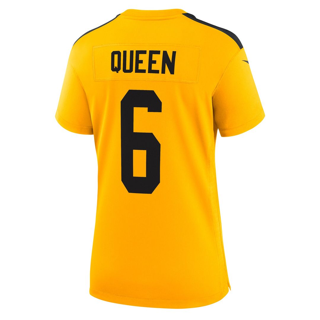 Patrick Queen Pittsburgh Steelers Nike Women's Alternate 1933 Throwback Game Official Jersey - Gold