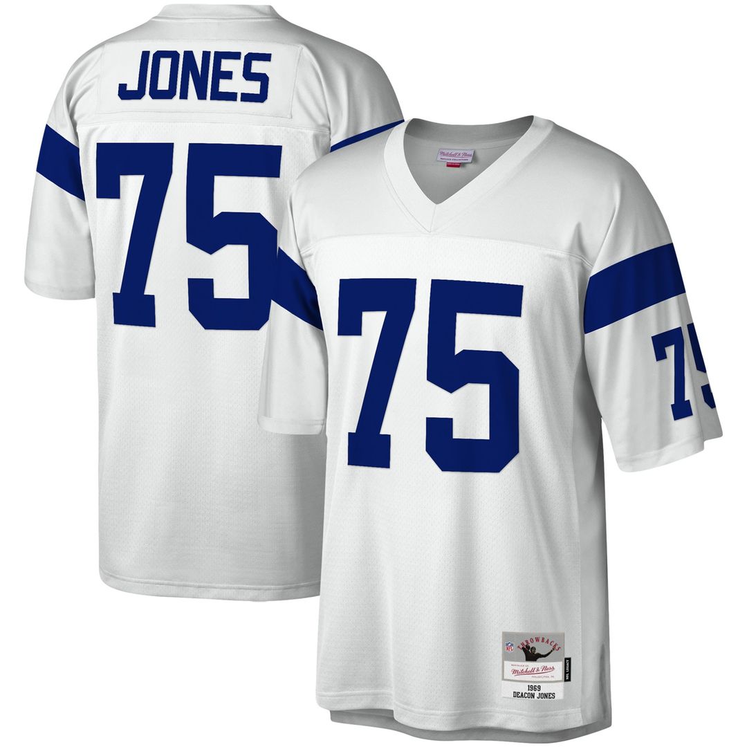 Deacon Jones Los Angeles Rams Mitchell & Ness Legacy Replica Official Jersey - White
