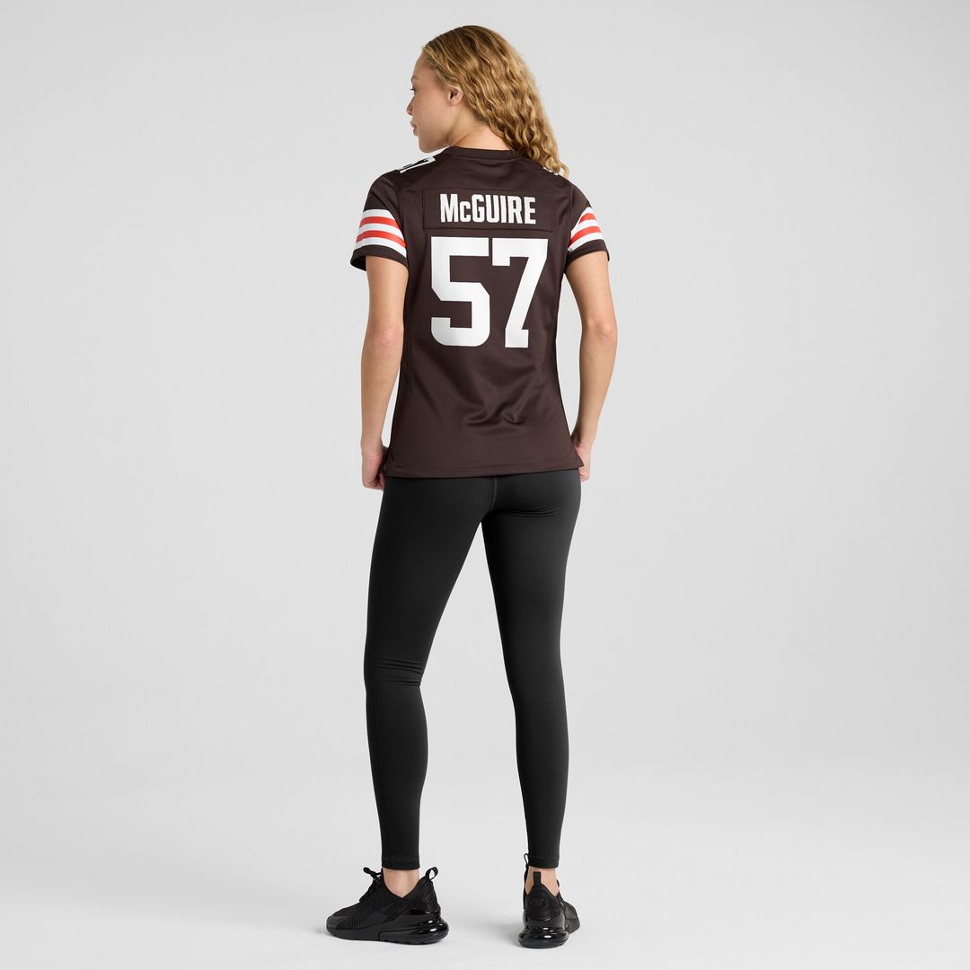 Isaiah McGuire Cleveland Browns Nike Women's Team Game Jersey - Brown