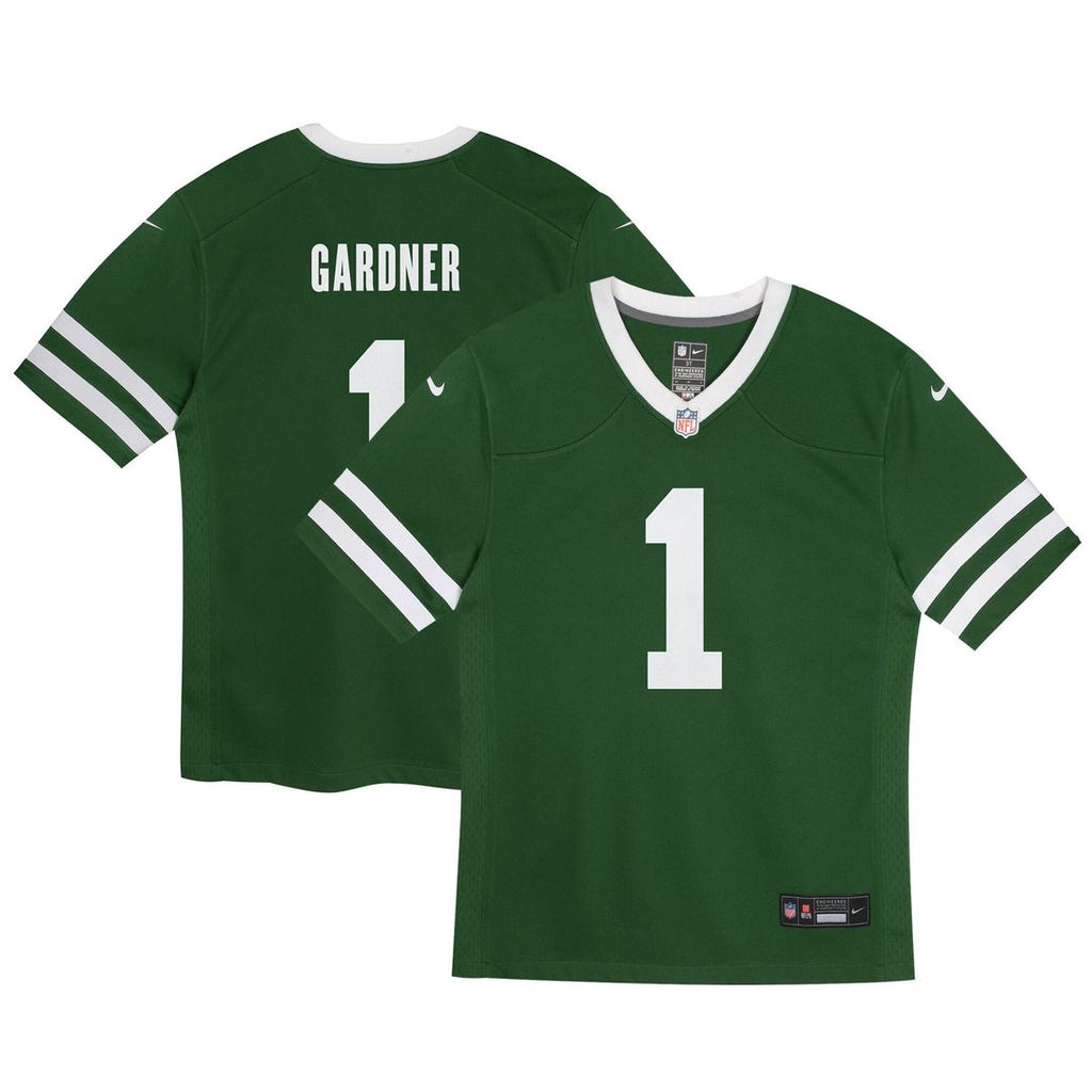 Ahmad Sauce Gardner New York Jets Nike Preschool Game Official Jersey - Legacy Green